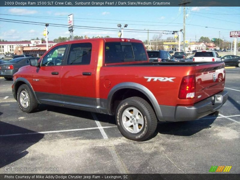 Sunburst Orange Pearl / Dark Slate/Medium Graystone 2009 Dodge Ram 1500 SLT Crew Cab