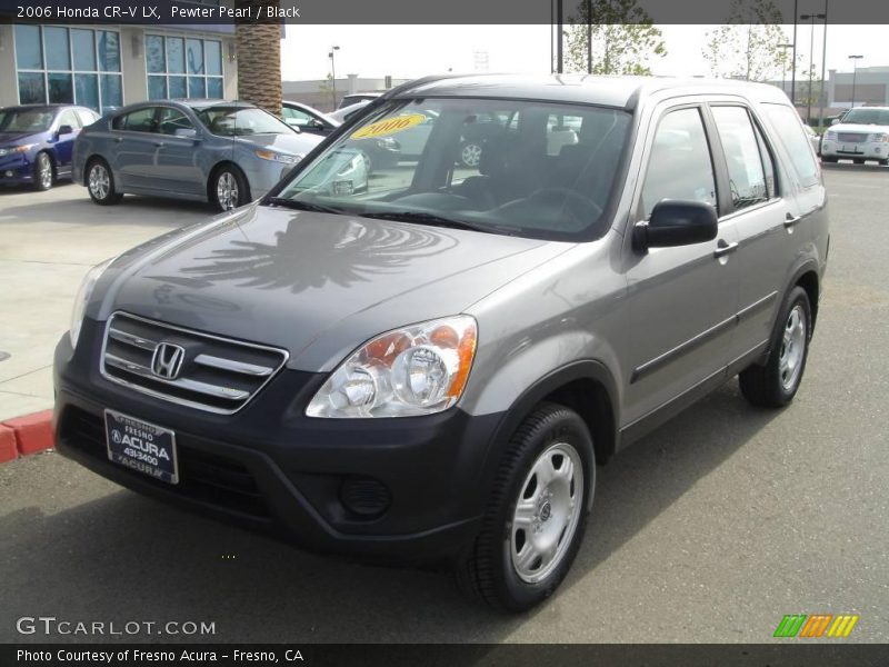 Pewter Pearl / Black 2006 Honda CR-V LX