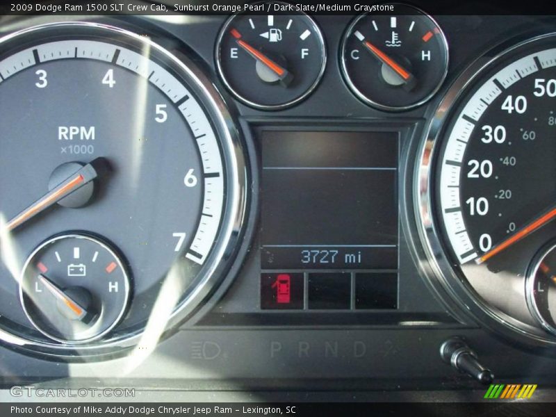Sunburst Orange Pearl / Dark Slate/Medium Graystone 2009 Dodge Ram 1500 SLT Crew Cab