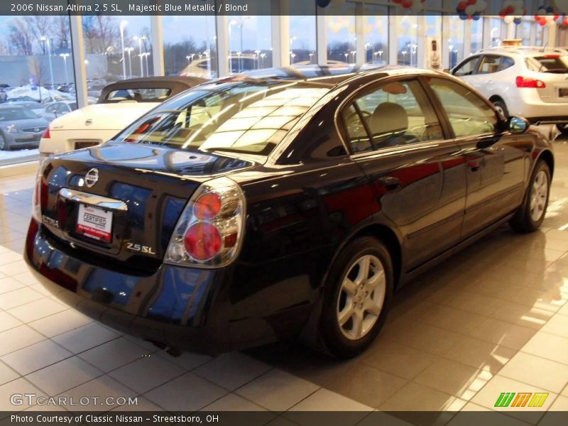 Majestic Blue Metallic / Blond 2006 Nissan Altima 2.5 SL