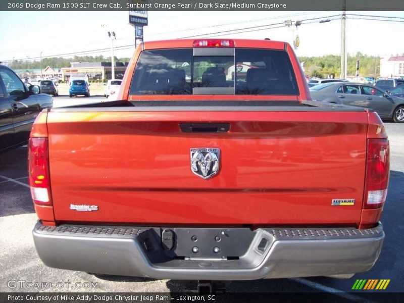 Sunburst Orange Pearl / Dark Slate/Medium Graystone 2009 Dodge Ram 1500 SLT Crew Cab
