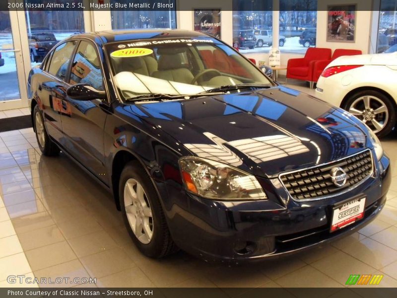 Majestic Blue Metallic / Blond 2006 Nissan Altima 2.5 SL