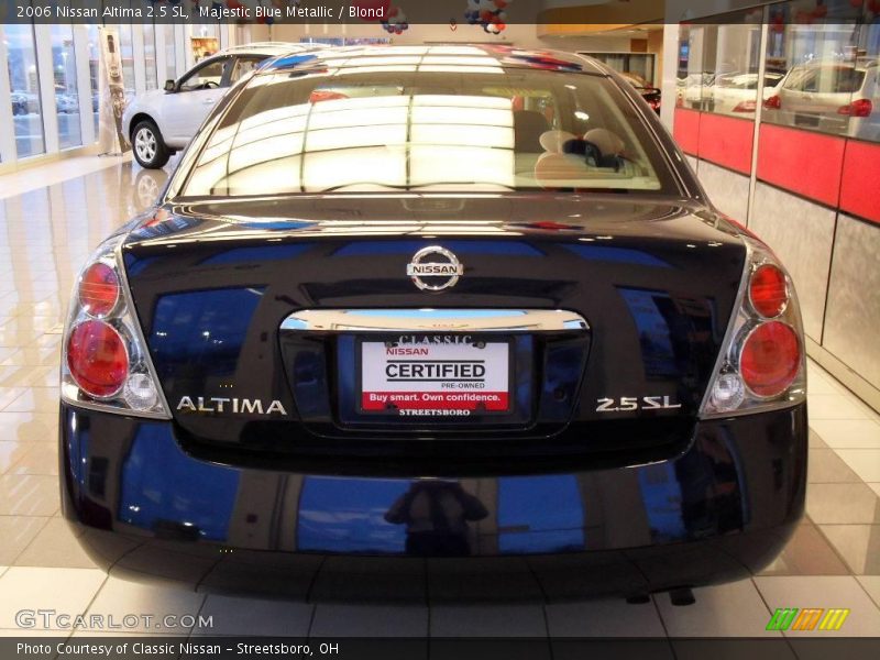 Majestic Blue Metallic / Blond 2006 Nissan Altima 2.5 SL