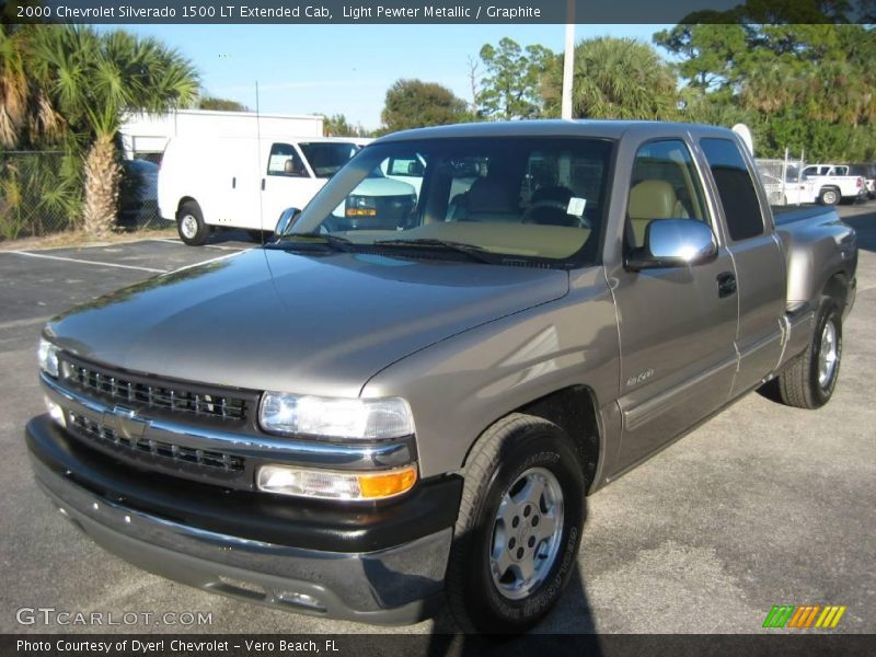 Light Pewter Metallic / Graphite 2000 Chevrolet Silverado 1500 LT Extended Cab