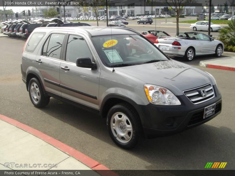 Pewter Pearl / Black 2006 Honda CR-V LX