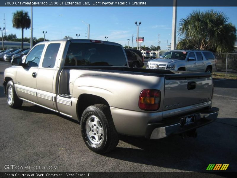 Light Pewter Metallic / Graphite 2000 Chevrolet Silverado 1500 LT Extended Cab