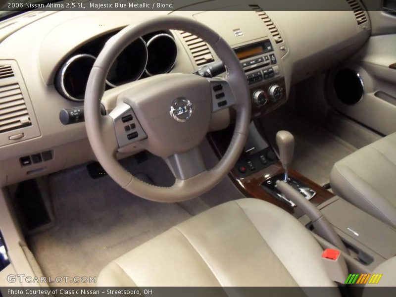 Majestic Blue Metallic / Blond 2006 Nissan Altima 2.5 SL