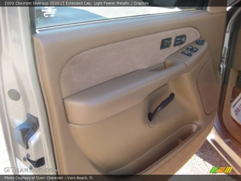Light Pewter Metallic / Graphite 2000 Chevrolet Silverado 1500 LT Extended Cab
