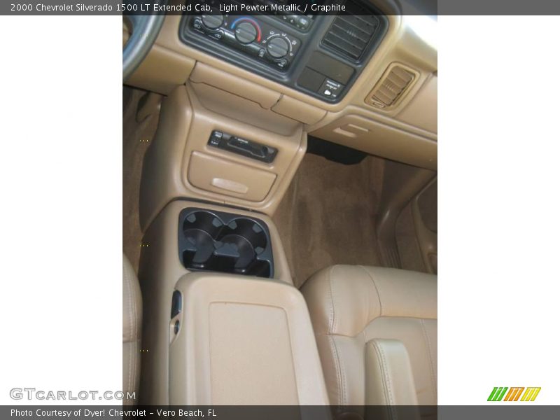 Light Pewter Metallic / Graphite 2000 Chevrolet Silverado 1500 LT Extended Cab