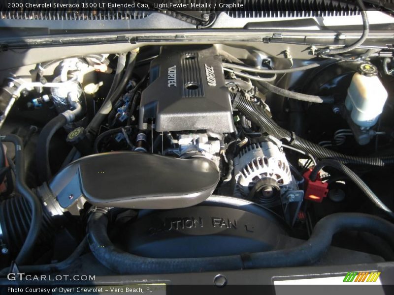 Light Pewter Metallic / Graphite 2000 Chevrolet Silverado 1500 LT Extended Cab