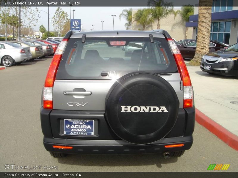 Pewter Pearl / Black 2006 Honda CR-V LX