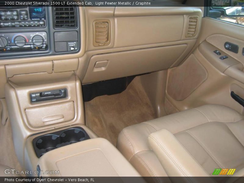 Light Pewter Metallic / Graphite 2000 Chevrolet Silverado 1500 LT Extended Cab