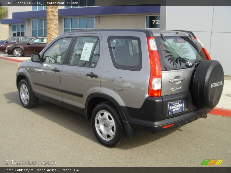 Pewter Pearl / Black 2006 Honda CR-V LX