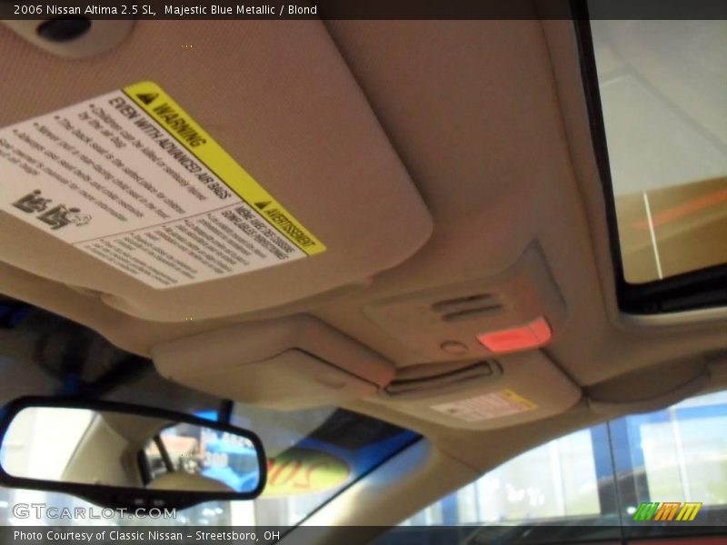Majestic Blue Metallic / Blond 2006 Nissan Altima 2.5 SL