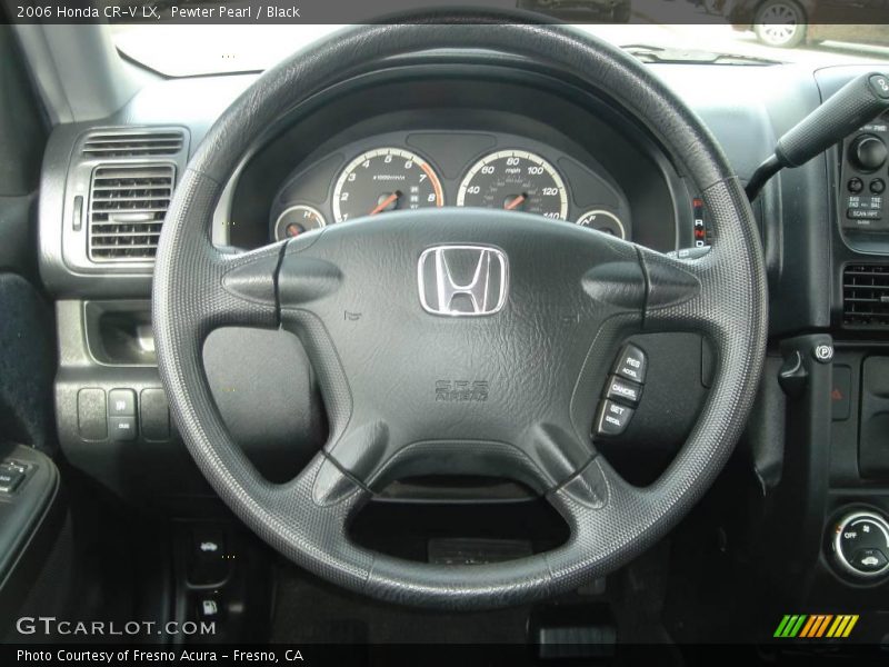 Pewter Pearl / Black 2006 Honda CR-V LX