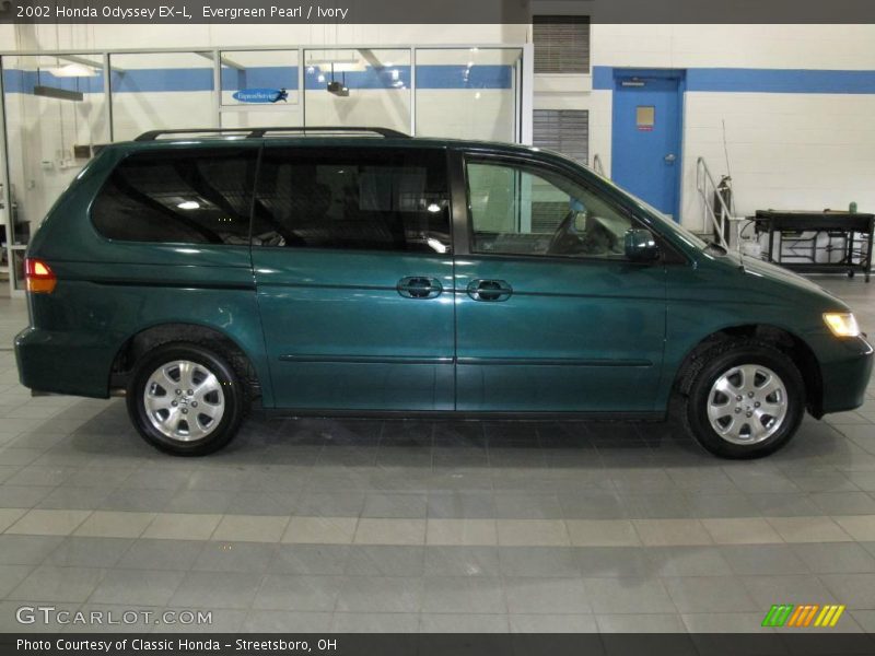 Evergreen Pearl / Ivory 2002 Honda Odyssey EX-L