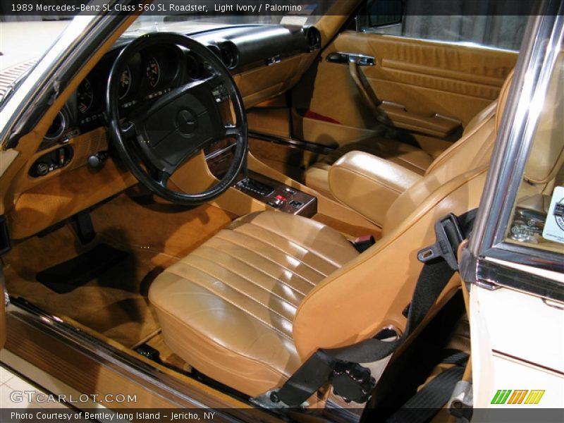 Light Ivory / Palomino 1989 Mercedes-Benz SL Class 560 SL Roadster