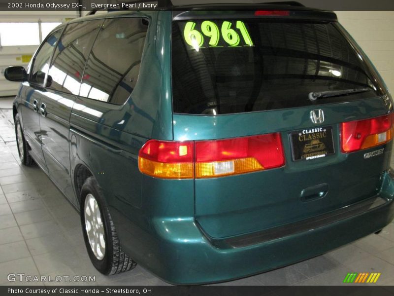 Evergreen Pearl / Ivory 2002 Honda Odyssey EX-L