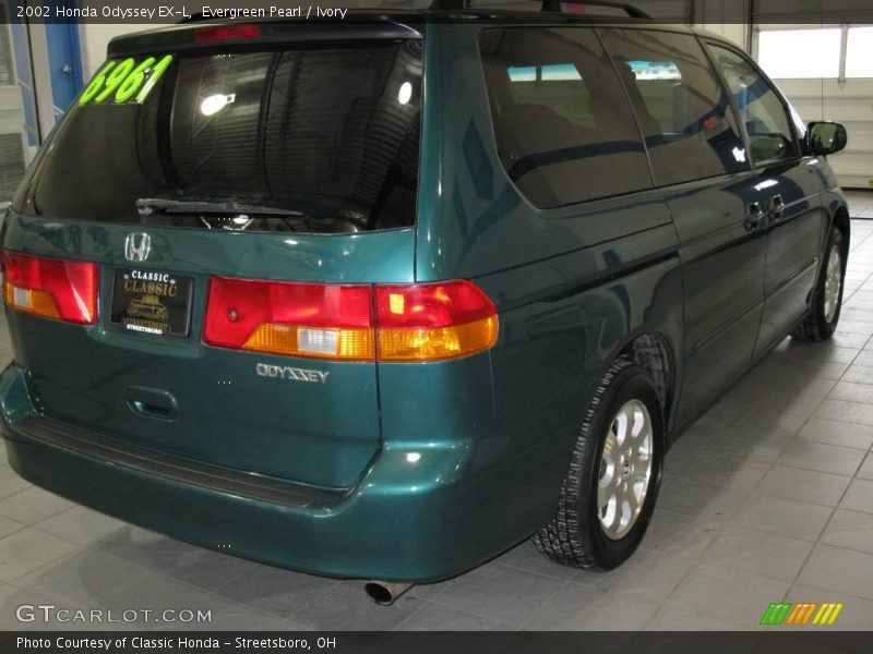 Evergreen Pearl / Ivory 2002 Honda Odyssey EX-L