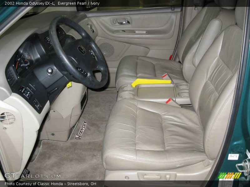 Evergreen Pearl / Ivory 2002 Honda Odyssey EX-L