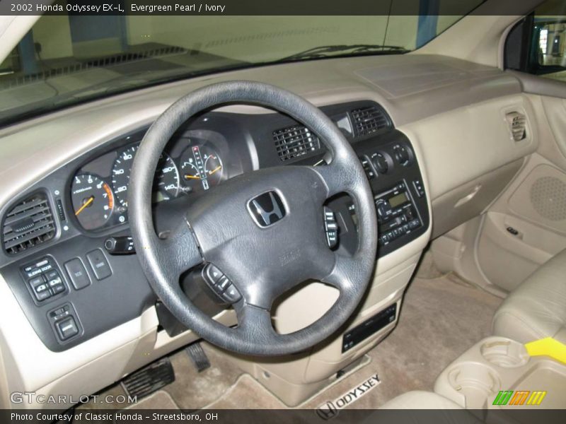 Evergreen Pearl / Ivory 2002 Honda Odyssey EX-L
