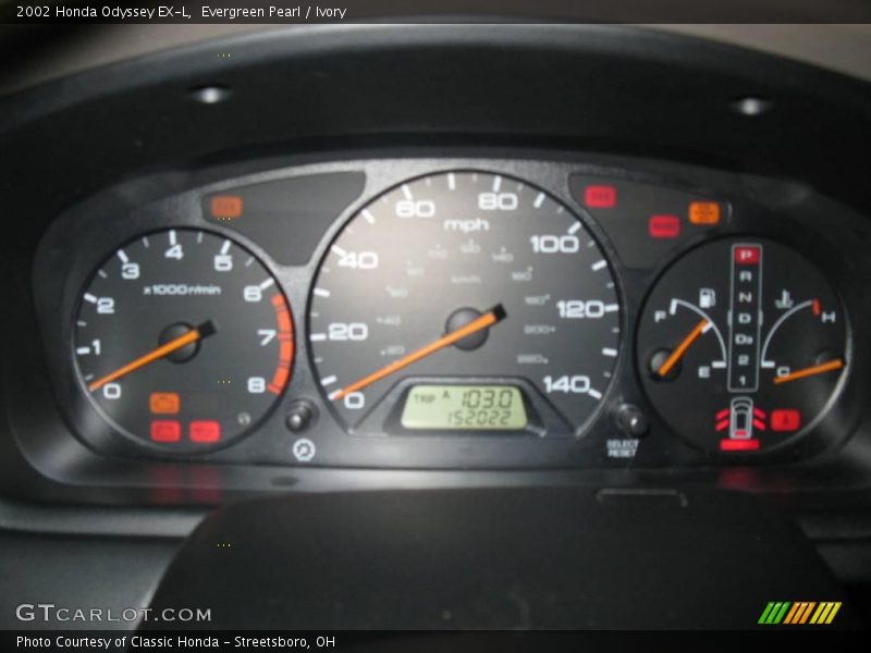 Evergreen Pearl / Ivory 2002 Honda Odyssey EX-L