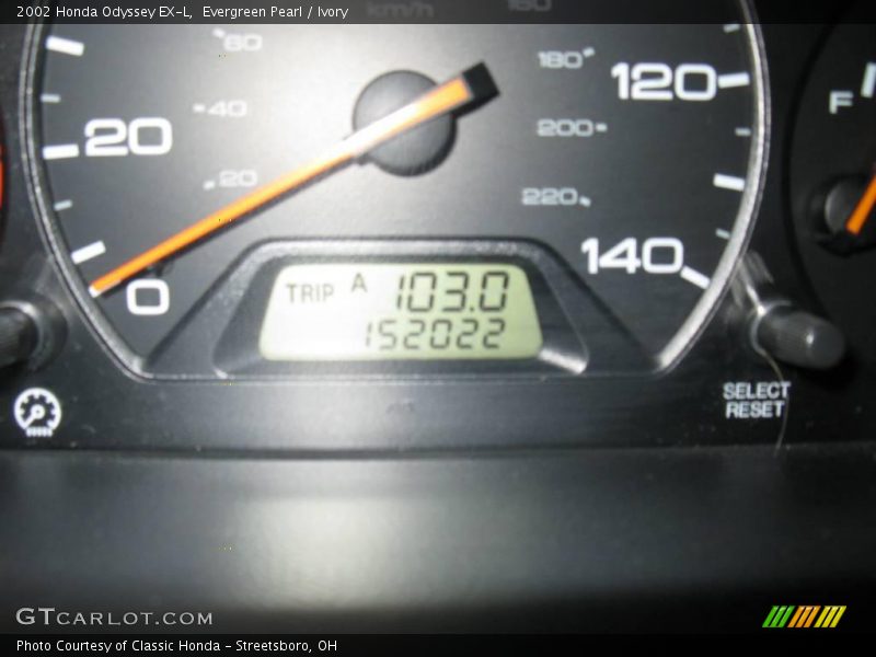 Evergreen Pearl / Ivory 2002 Honda Odyssey EX-L