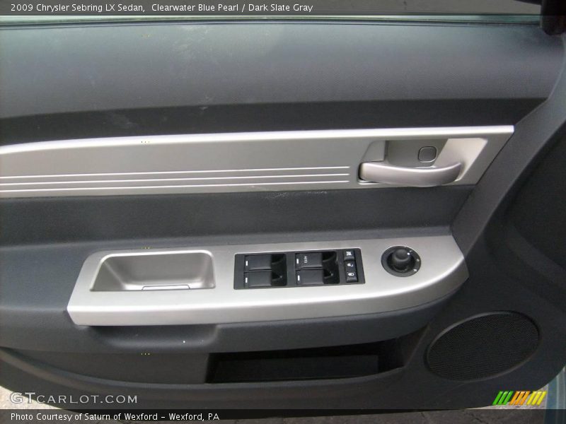 Clearwater Blue Pearl / Dark Slate Gray 2009 Chrysler Sebring LX Sedan