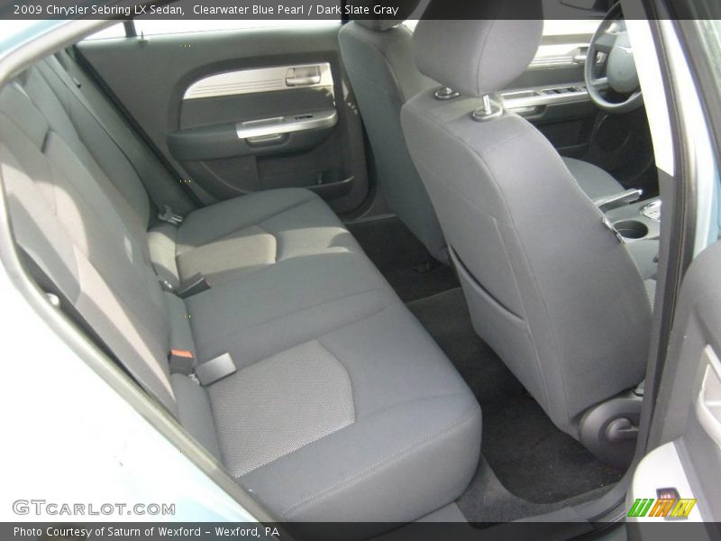 Clearwater Blue Pearl / Dark Slate Gray 2009 Chrysler Sebring LX Sedan
