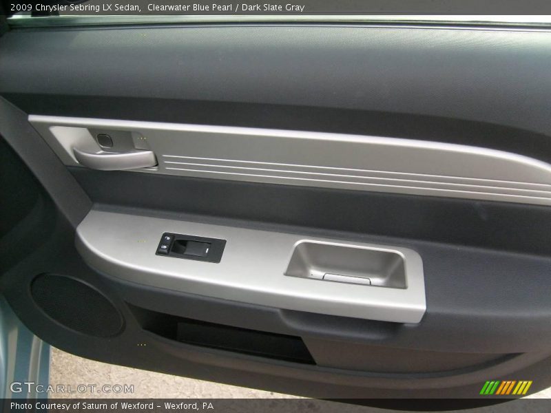 Clearwater Blue Pearl / Dark Slate Gray 2009 Chrysler Sebring LX Sedan