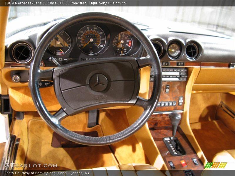 Light Ivory / Palomino 1989 Mercedes-Benz SL Class 560 SL Roadster