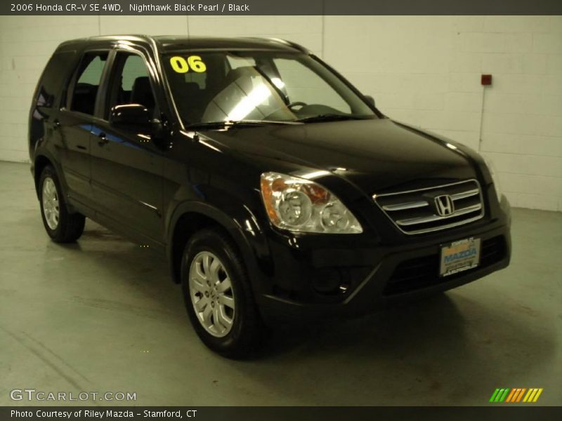 Nighthawk Black Pearl / Black 2006 Honda CR-V SE 4WD