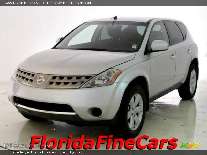 Brilliant Silver Metallic / Charcoal 2006 Nissan Murano SL