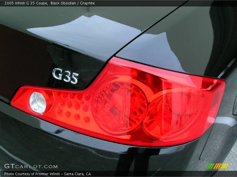 Black Obsidian / Graphite 2005 Infiniti G 35 Coupe