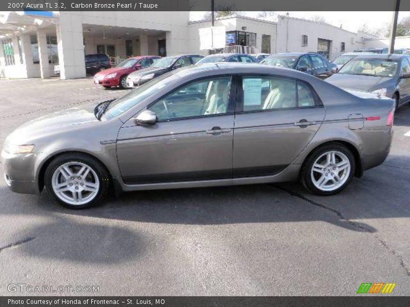 Carbon Bronze Pearl / Taupe 2007 Acura TL 3.2