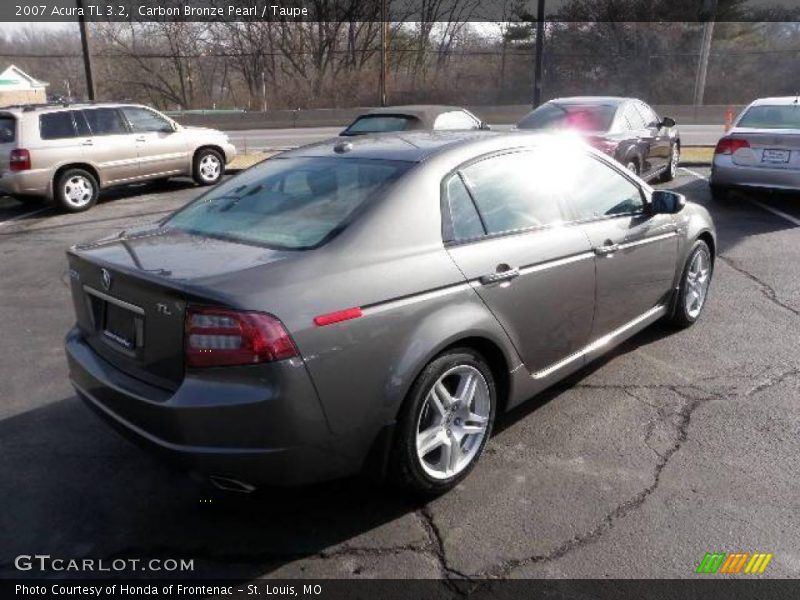 Carbon Bronze Pearl / Taupe 2007 Acura TL 3.2