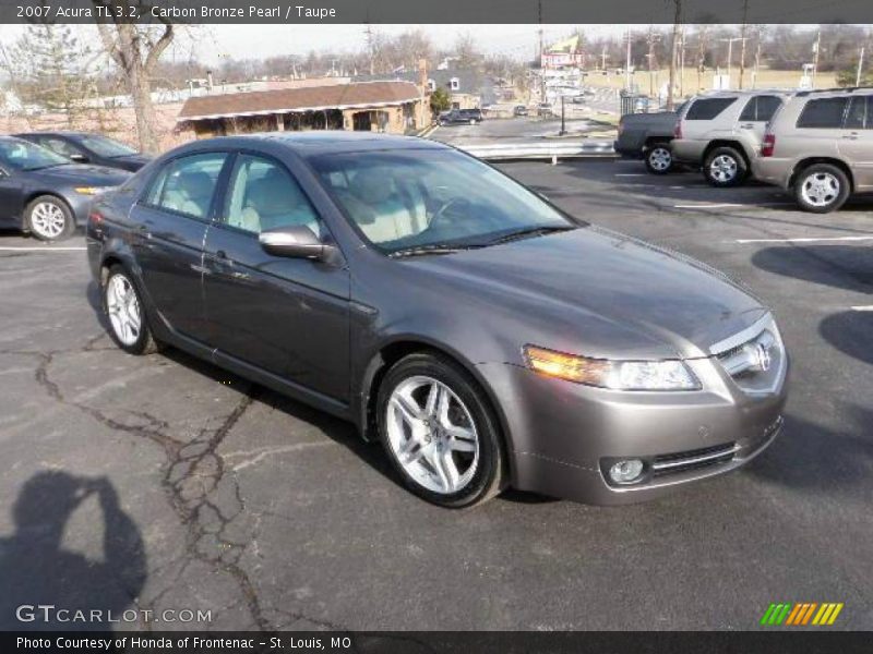 Carbon Bronze Pearl / Taupe 2007 Acura TL 3.2