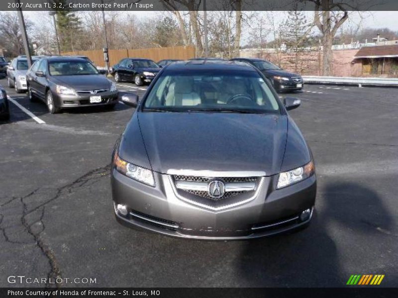 Carbon Bronze Pearl / Taupe 2007 Acura TL 3.2