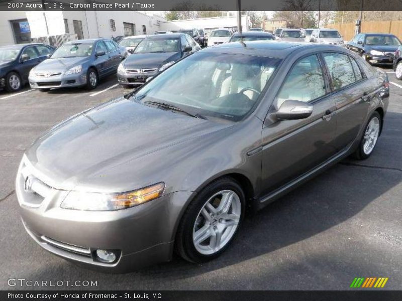 Carbon Bronze Pearl / Taupe 2007 Acura TL 3.2