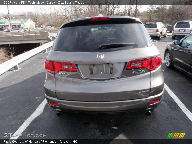 Carbon Gray Pearl / Taupe 2007 Acura RDX Technology