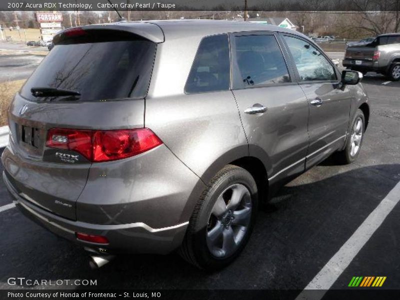 Carbon Gray Pearl / Taupe 2007 Acura RDX Technology