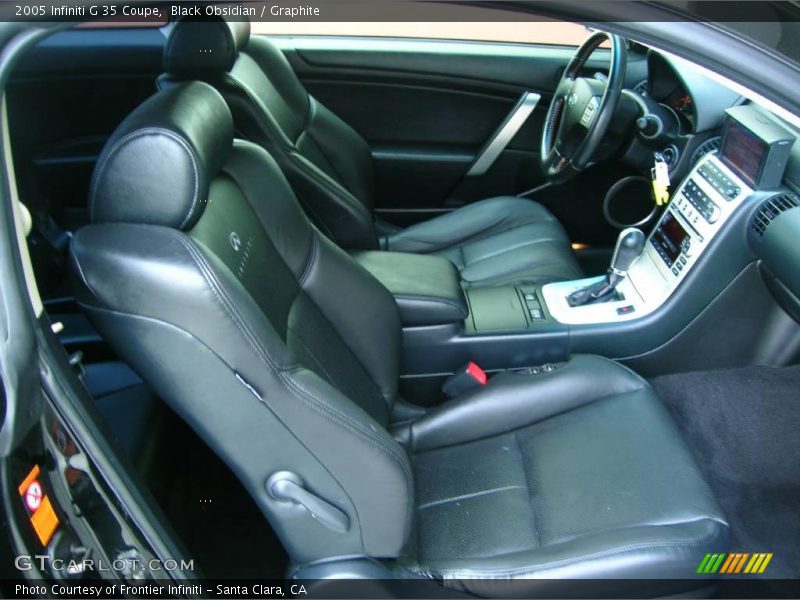 Black Obsidian / Graphite 2005 Infiniti G 35 Coupe