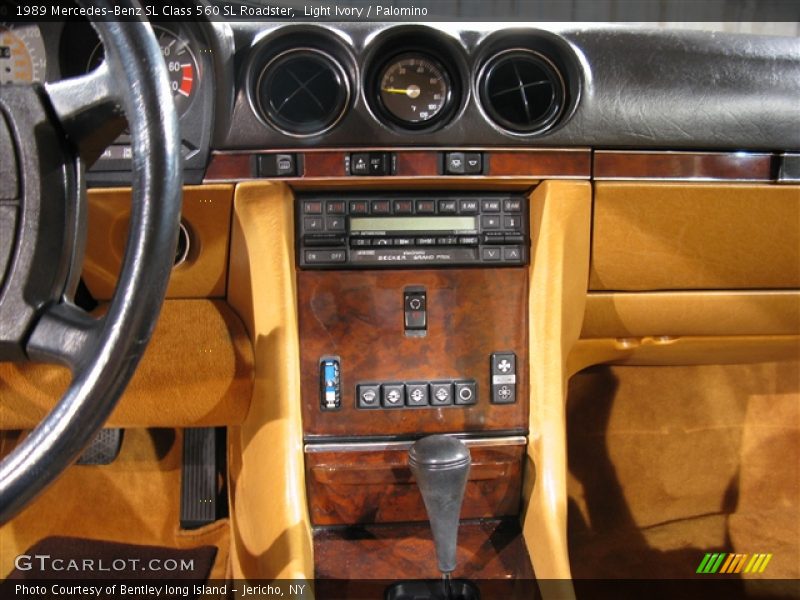 Light Ivory / Palomino 1989 Mercedes-Benz SL Class 560 SL Roadster
