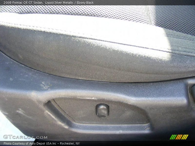 Liquid Silver Metallic / Ebony Black 2008 Pontiac G6 GT Sedan