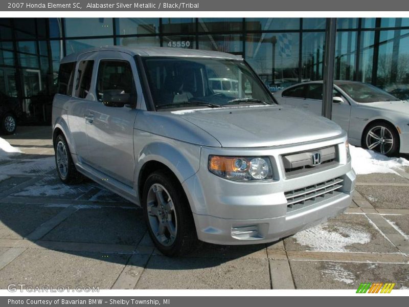 Alabaster Silver Metallic / Black/Tribal 2007 Honda Element SC