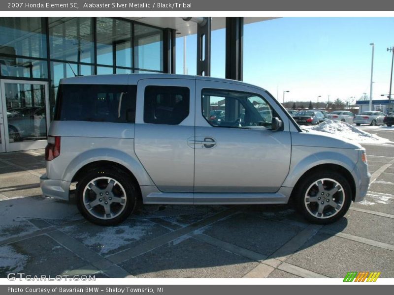 Alabaster Silver Metallic / Black/Tribal 2007 Honda Element SC