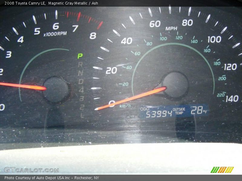 Magnetic Gray Metallic / Ash 2008 Toyota Camry LE