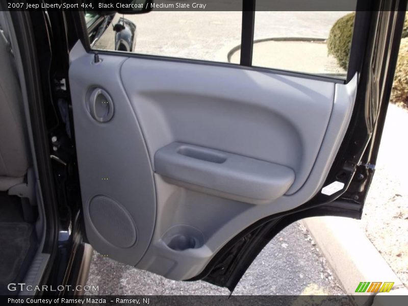 Black Clearcoat / Medium Slate Gray 2007 Jeep Liberty Sport 4x4