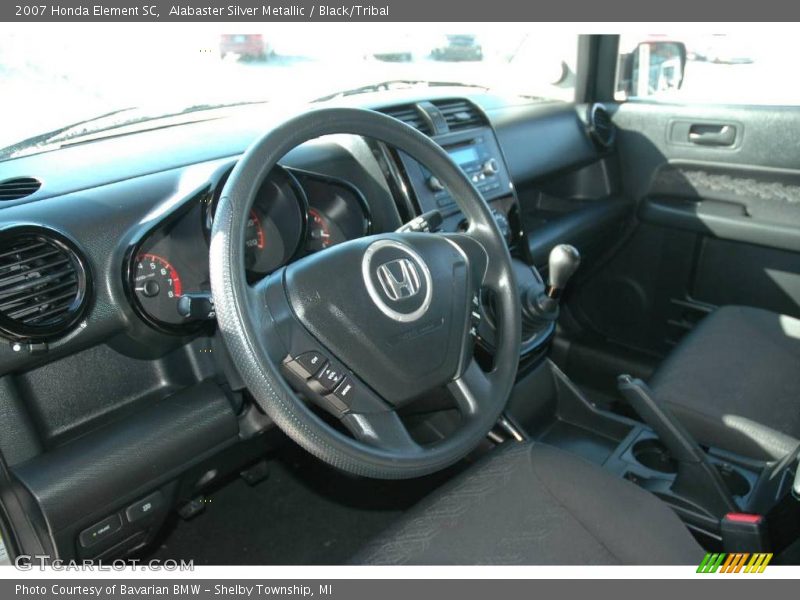 Alabaster Silver Metallic / Black/Tribal 2007 Honda Element SC