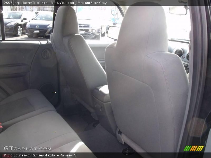 Black Clearcoat / Medium Slate Gray 2007 Jeep Liberty Sport 4x4